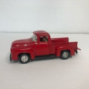 vintage 1994 road champs 1956 f100 pickup 1:43 scale red truck